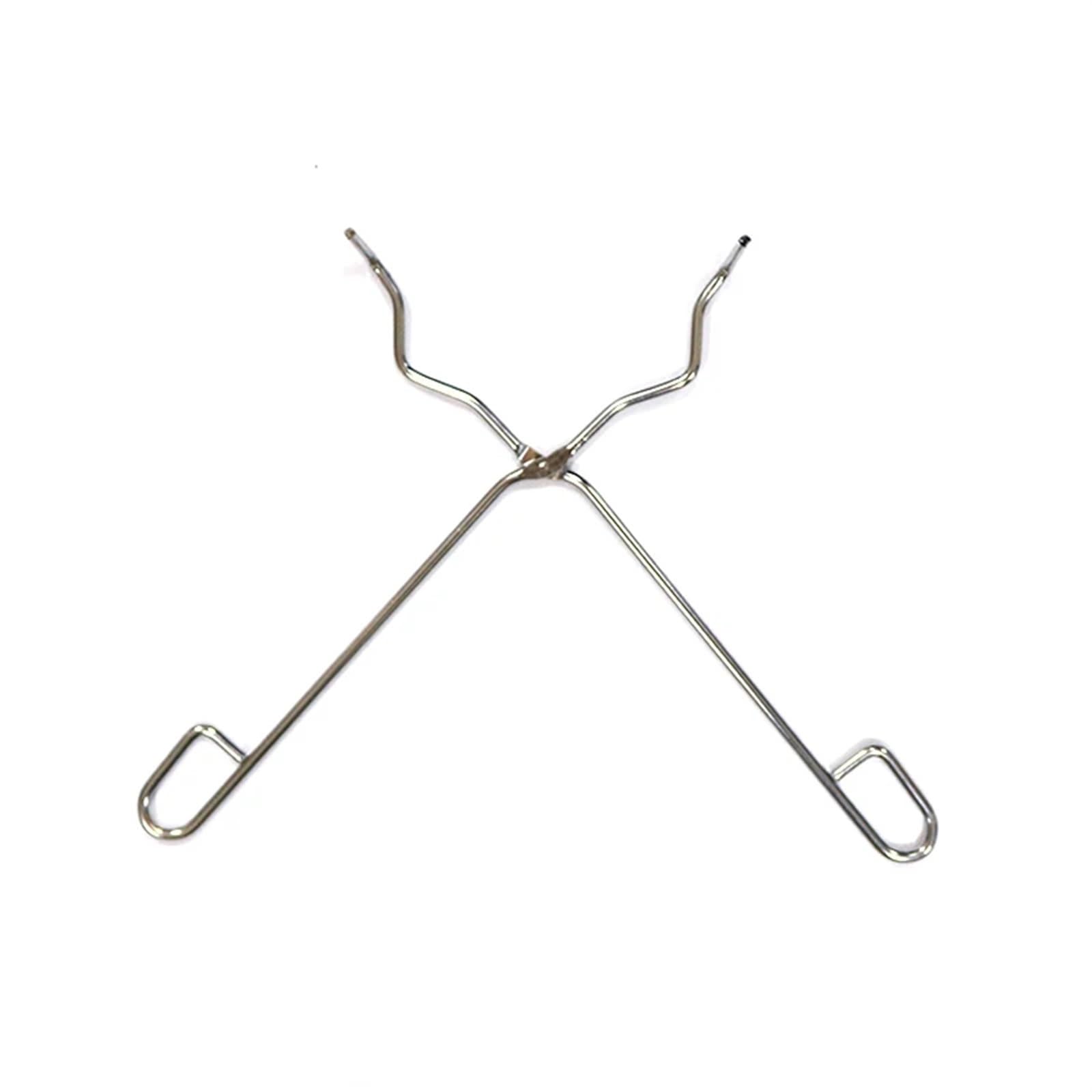 Pinzas para fogatas, Pinzas para leña, Abrazadera de Acero Inoxidable para crisol (60 cm) ()
