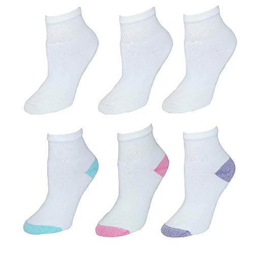Fruit of the Loom Women's 6 Pair Low Cut Socks Ultra Soft