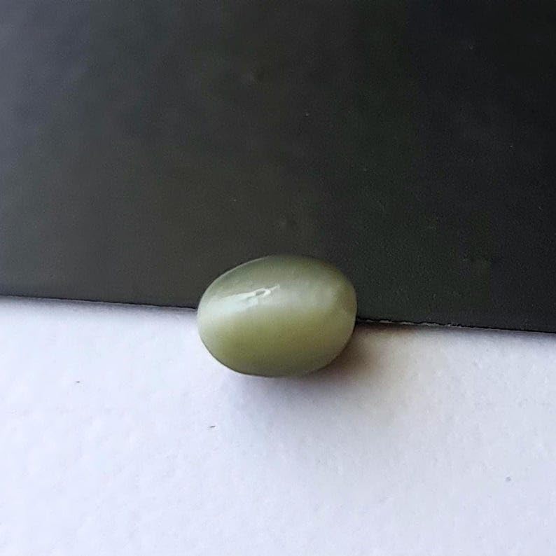Œil de chat 2,15 ct à effet chatoyant pour monture de bague originale - 7