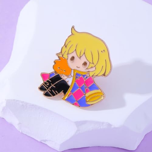 Image of Cute Enamel Pins Cartoon Lapel Pin Brooch Badge for Backpack Jackets Funny Tiger Pins for Gift Anime Enamel Pin for Clothing Hat Decoration