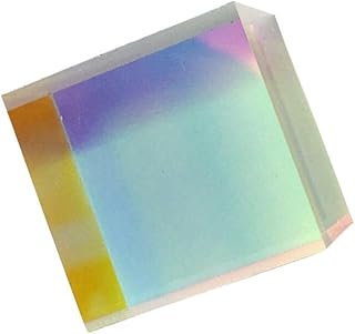 iplusmile Glass Photo Photo Prism CMY Prism Cube Optical X-Cube Glass Ornaments Beam Splitter Cube Optical Cube