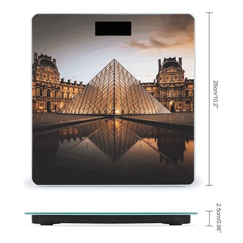 Báscula digital de baño Louvre Museum en París 180kg miniatura 2