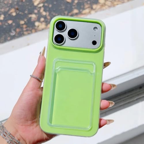 Étui portefeuille iPhone 16 Plus vert pour voyager léger