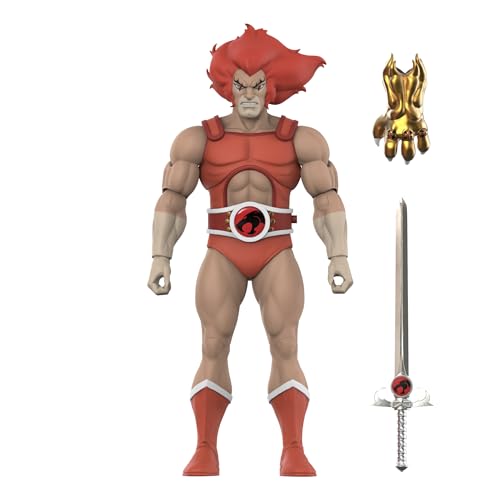 Image of Super7 Deluxe Thundercats Lion-O (Mirror) - 7 inch Thundercats Action Figure with Accessories - Classic Cartoon Collectibles and Retro Toys