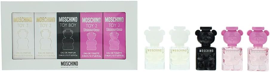 Miniature Collection Set By For Unisex - 5 Pc Mini Gift 2 X 0.17Oz Toy Bubble Gum Edt Spray, Edp Boy Spray