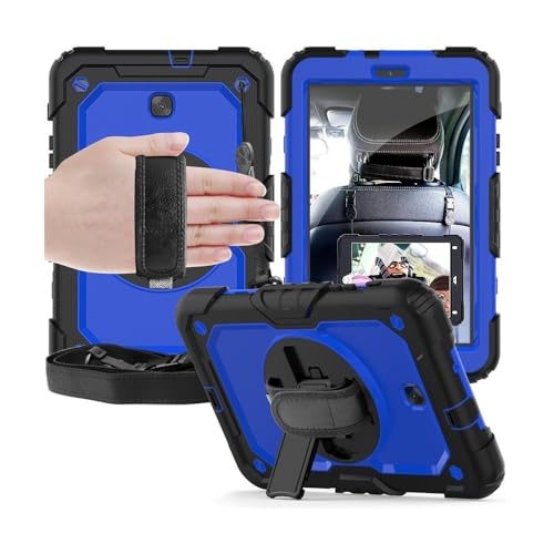 Coque antichoc Galaxy Tab S9 Ultra en silicone avec sangle de transport et angles renforcés