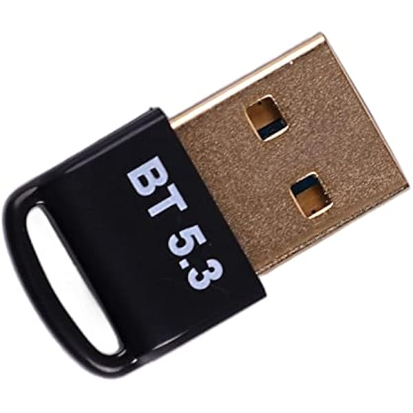 Adapter USB Bluetooth 5.3, Szybki Transfer i Bez Opóźnień, Odbiornik Nadajnika Bluetooth Dongle dla Systemu 8.1 10 11 PC