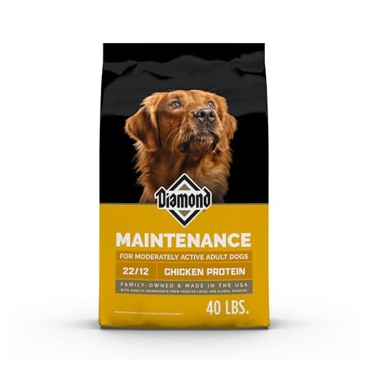 Diamond Maintenance Adult Dry Dog Food 22/12 for Moderately Active Dogs 40lb Bag