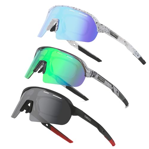 INMKALI Lunettes cyclisme anti-impact lentilles claires