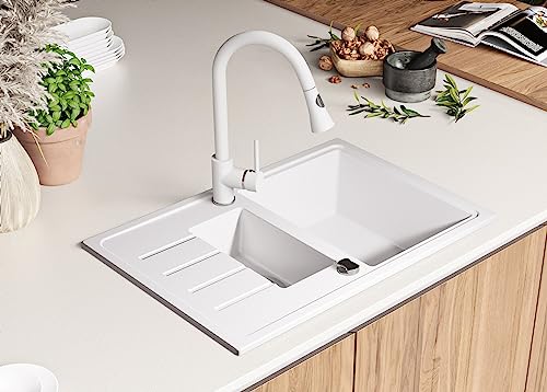 Lavandino Cucina 78 x 50 cm, Lavello in Granito