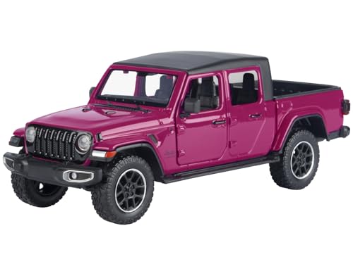 Motormax Gladiator Overland Pickup 1:24 Morado y Negro miniatura 1