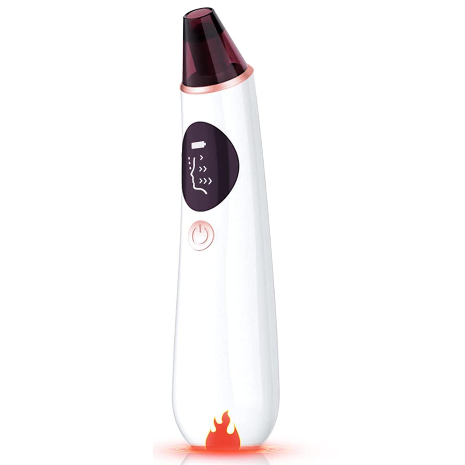 Herramienta de succión de puntos negros – Aspirador de poros para eliminar puntos negros, limpiador eléctrico de poros facial, limpiador de poros faciales, herramienta extractora de puntos blancos de