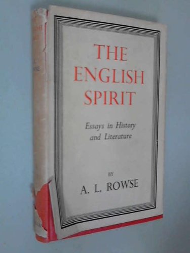 THE ENGLISH SPIRIT B0087WUB7U Book Cover