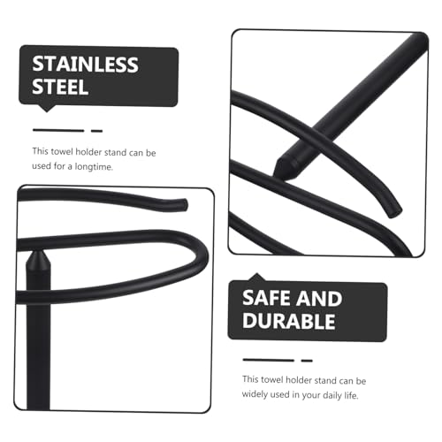 Support serviette main avec socle stable pour optimiser votre espace douche