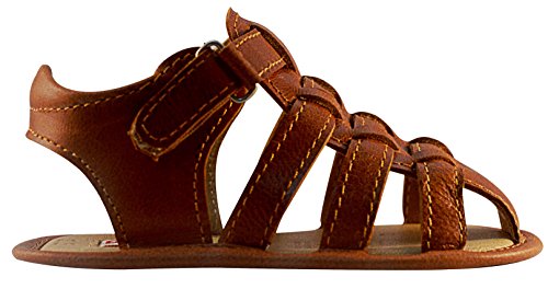 Baby Boys Caramel Sandal Leather Shoes Thomas2