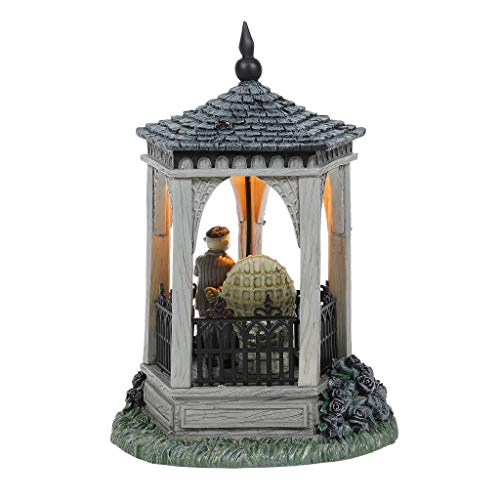 Edificio iluminado de salon para maquetas navideñas y repisas 3