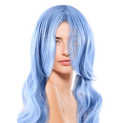 FRCOLOR Cabelo Comprido Encaracolado Ondulado Perucas Cabeça Cheia Perucas de Halloween Cosplay Traj