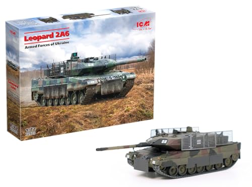 Leopard 2A6 Armed Forces of Ukraine ICM 72820 diorama militaire miniature