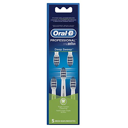 Oral-B Deep Sweep Replacement Electric Toothbrush Head, 5 Count