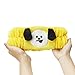 BT21 Official Merchandise by Line Friends - CHIMMY Spa Makeup Hair Wrap Headbands, Yellow