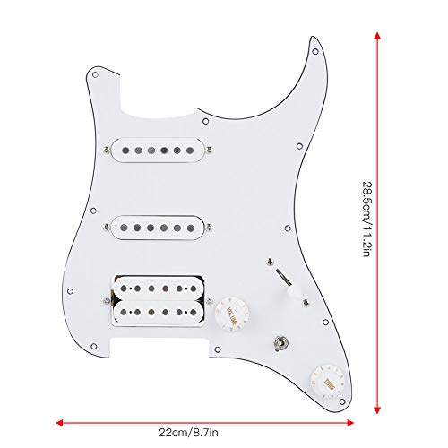 JOPESA Pickguard pré-câblé for Guitare, micros SSH durables Professionnels avec Plaque Anti-Rayures chargée for Guitare… - Les Beatles, Paul McCartney, John Lennon, RIngo Starr, George Harrison JOPESA Pickguard pré-câblé for Guitare, micros SSH durables Professionnels avec Plaque Anti-Rayures chargée for Guitare… – Image 6
