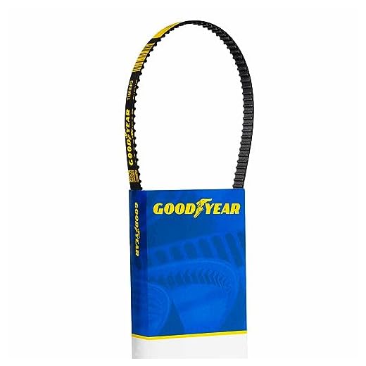Goodyear 80XL025 Trapezodial Timing Belt: XL Profile, 8 in Pitch Length, 0.25 in Width, 40 Teeth, 0.2 in Pitch