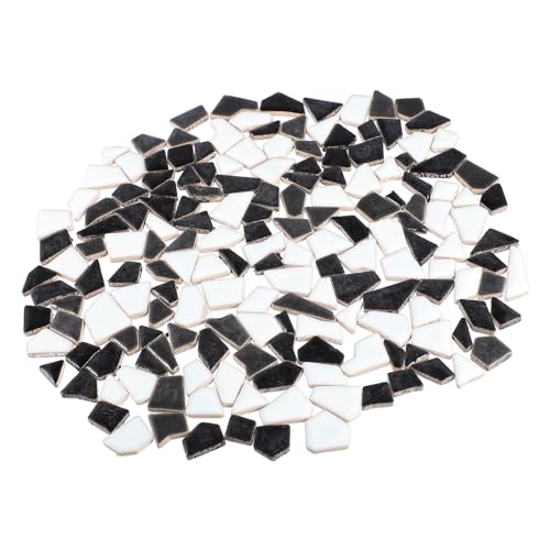 WEKAMOS Pietre Smaltate Fai da Te 200 G Assortimento di Piastrelle in Ceramica Irregolari Lucide per Mosaici Creativi e Decorazioni Artigianali