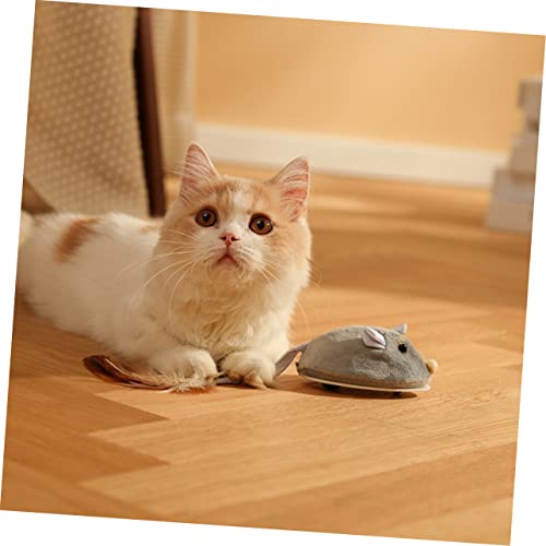 Juguetes ratón para gatos de interior para el entretenimiento en casa 8