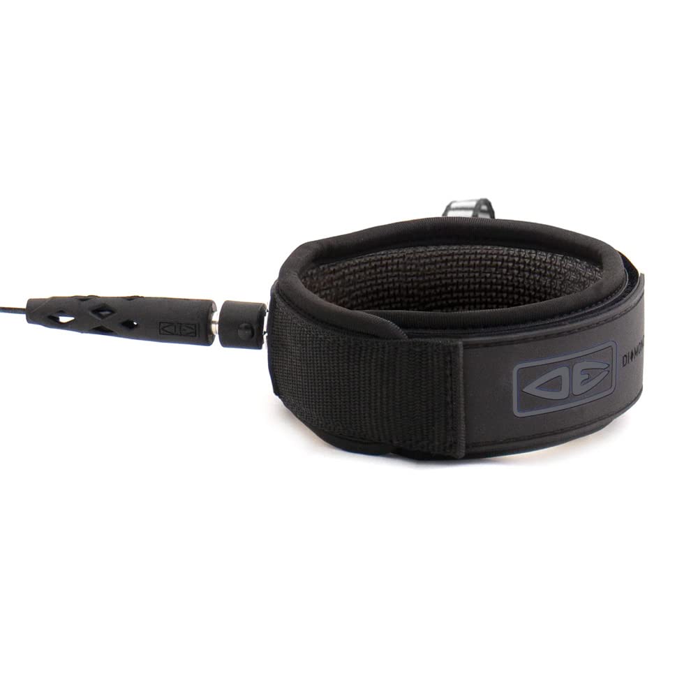 Ocean and Earth Longboard Regular Moulded Knee Surf Leash 9ft 0 Black