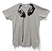 Impact Headphones big print subway fitted jersey tshirt