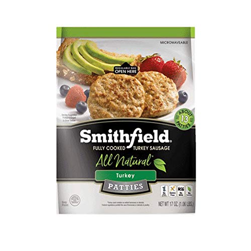 Smithfield All Natural Turkey Sausage Patties 3/17 oz. Packs