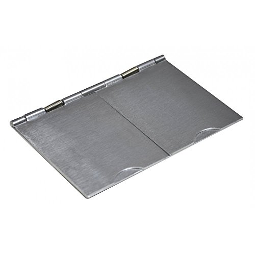 Pro Elec 13 A Double Floor Socket 2 Gang Stainless Steel Surge Protector - Steel White, 11225pl