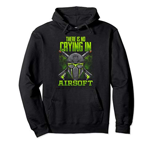 Funny Airsoft Sniper Team Players Gift Rifle Squad Mens Pullover Hoodie