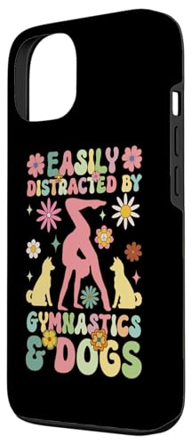 iPhone 13 Distracted By Gymnastics & Dogs Groovy Gymnast Acrobat Case