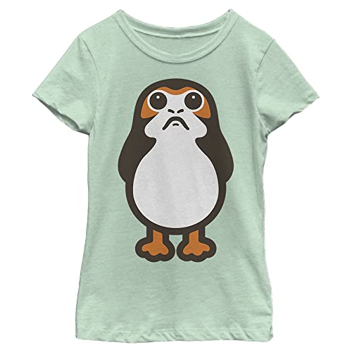 STAR WARS Last Jedi Big PORG Girls Short Sleeve Tee Shirt