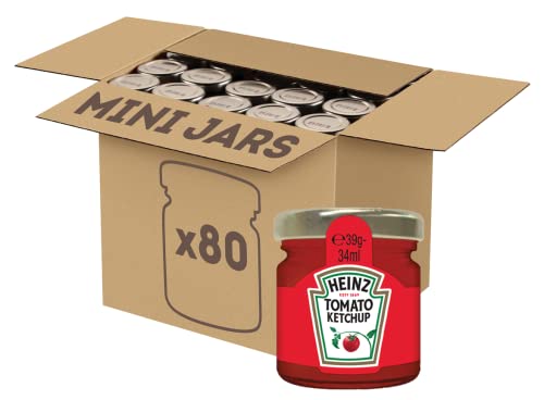 Heinz Tomato Ketchup Roomservice Jars 80x34ml