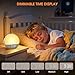 Sunrise Alarm Clock, White Noise Sound Machine with 30 Soothing Sounds, Dimmable Night Light, Natural Sunlight Lamp Gentle Wake Up Light for Bedrooms, Kids, Heavy Sleepers Adults, Baby, Ideal for Gift