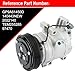 CCIYU Air Conditioning Compressor for Mazda 3 6 2.3L 2006-2009 Replaces AC Compressor for Car 6 Grooves
