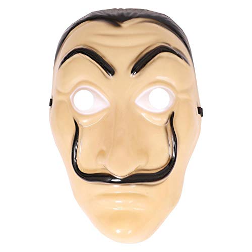 Vuxna Salvador Dali mask – HEIST KOSTUME MASK TILLBEHÖRNING HALLOWEEN FANCY KLÄNNING (1-pack)
