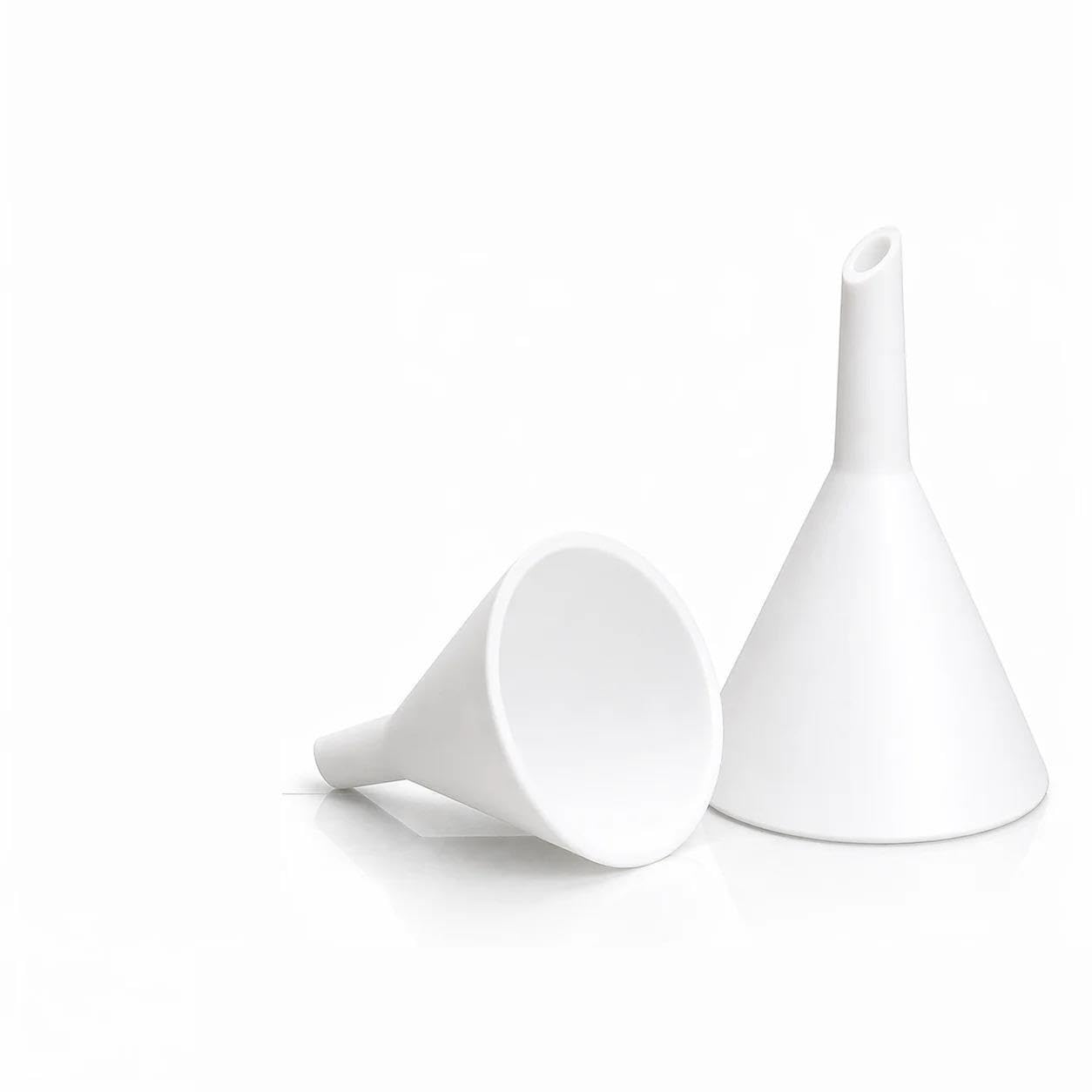 Embudos de laboratorio de PTFE: varios tamaños
