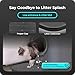 HHOLOVE TYPro Self Cleaning Cat Litter Box Automatic Hands-Free Smart Robot self Cleaning Cat Litter Box for Multiple Cats with APP Control Safe with Litter Mat Waste Bags and Deodorizer Dark Grey