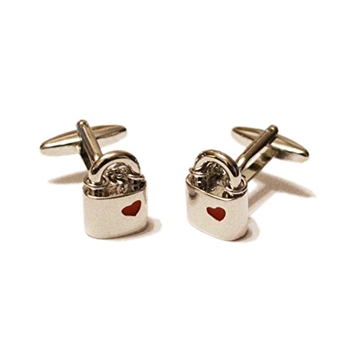 Gemelos para hombre candados Locked in Love miniatura 1