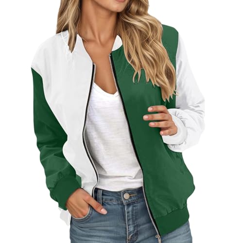 Blouson sportif hommes oversize à zip coupe-vent veste bicolore