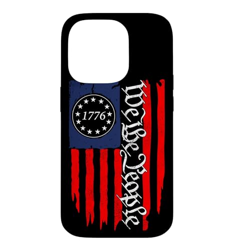 Vintage Old American Flag 1776 We The People USA �X�}�z�P�[�X iPhone 14 Pro �p