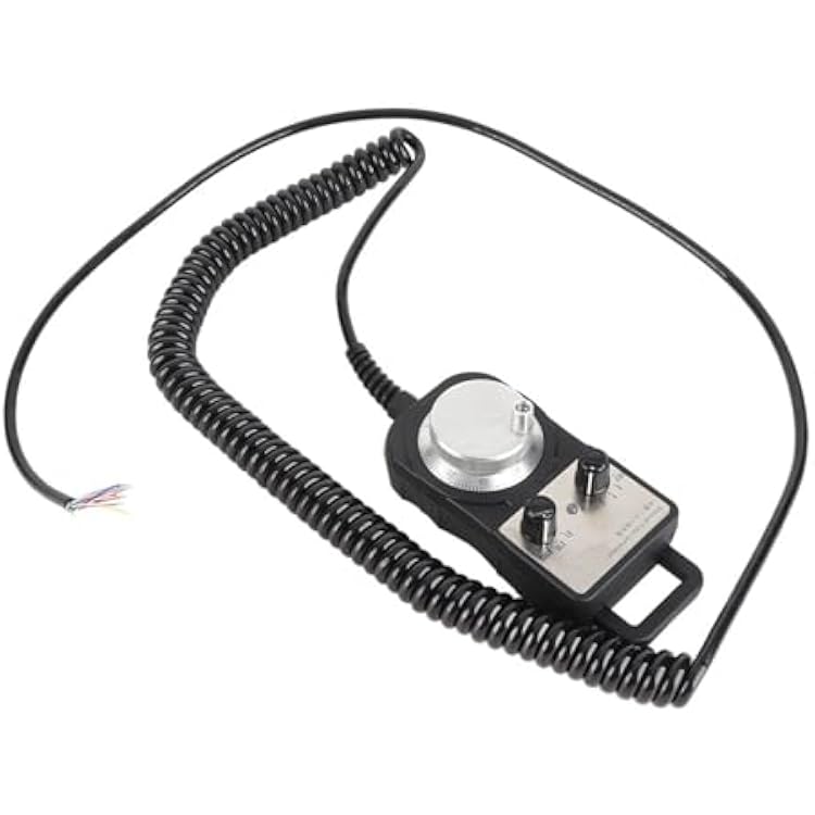 CNC Handwheel, Manual Pulse Generator CNC Manual Pulse Generator Novel Shape 4 Axis for Manual Pulse Generator Replacement for Handwheel for CNC Machine Tools