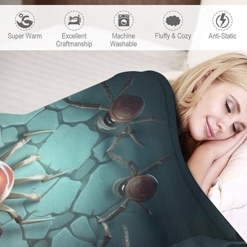 Couverture araignée moelleuse pour vos soirées cocooning devant la télé - 4