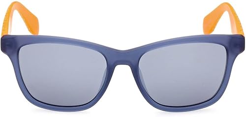 Miniatura 8 de Gafas de sol Adidas Originals OR 0069 91C Azul MateEspejo Humo, Azul matenaranja claro brillante