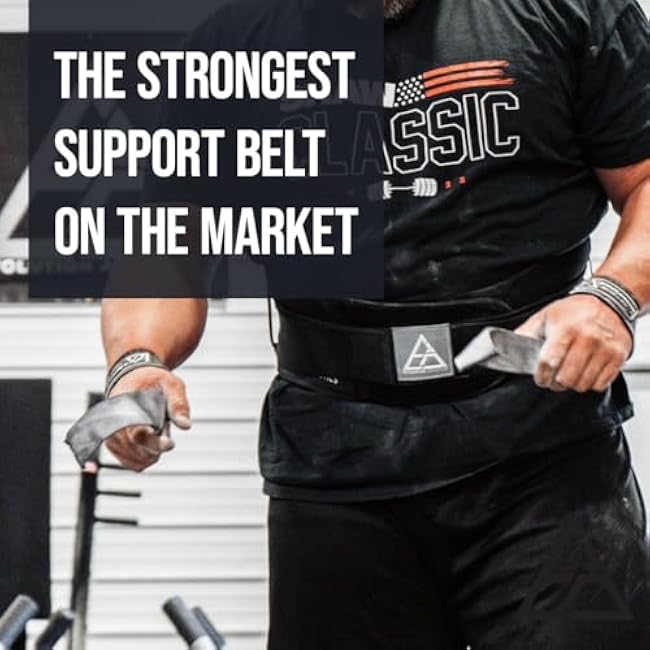 Evolution Athletics Weight Lifting Support Belt for Strength Training, Powerlifting, or Deadlift