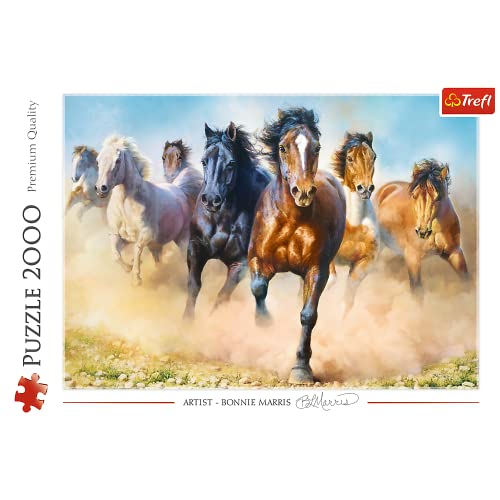 Puzzles - 2000" - Galloping Herd of Horses – Ansicht 3