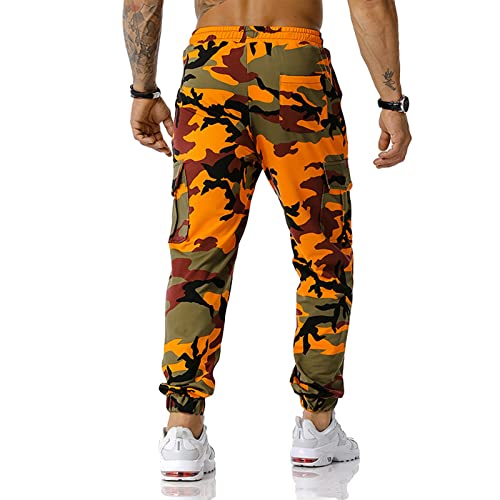 Men Sweatpants Men's Patchwork Camouflage Jogging Pants Outdoor Sports Fitness Joggers Sweatpants2